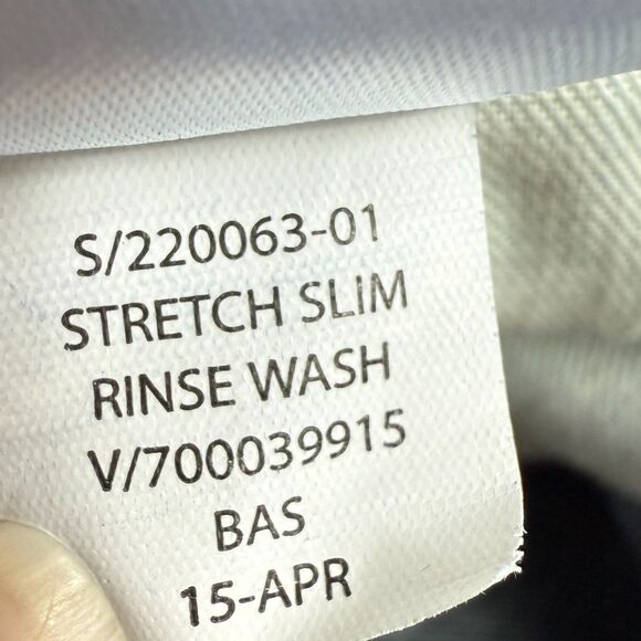 Old Navy Men's Stretch Slim Built In Flex Jeans Dark Rinse Wash Size 33 x 26 - Picture 5 of 12